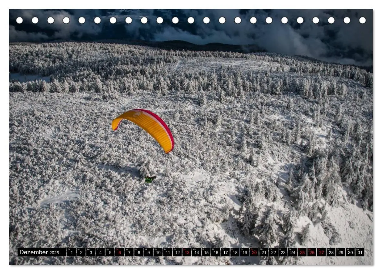 Bild: 9783457975558 | Paragliding - die Faszination des Fliegens (Tischkalender 2026 DIN...
