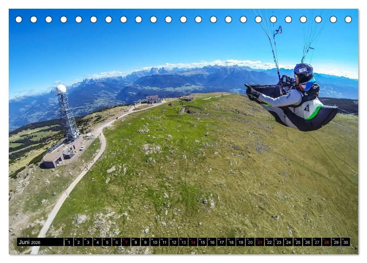 Bild: 9783457975558 | Paragliding - die Faszination des Fliegens (Tischkalender 2026 DIN...