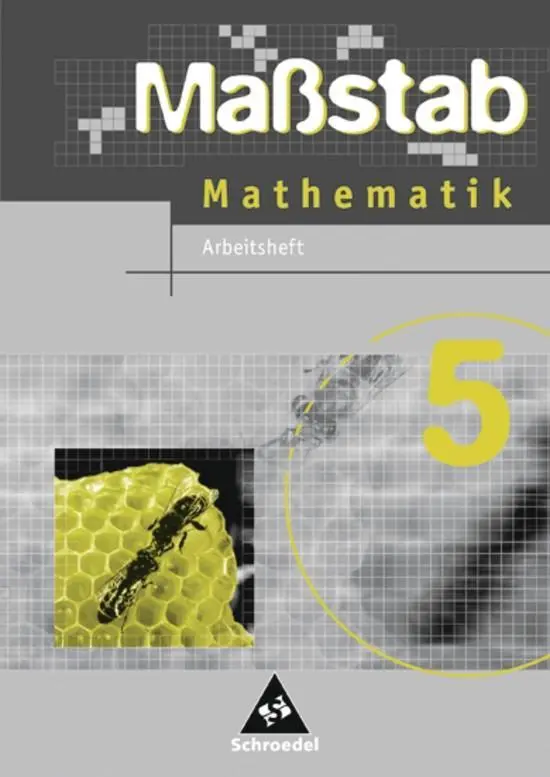 Cover: 9783507845558 | Maßstab 5. Mathematik. Arbeitsheft. Niedersachsen. Hauptschule | 32 S.
