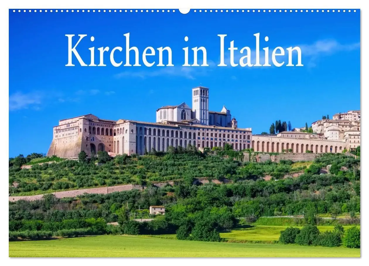 Cover: 9783516065558 | Kirchen in Italien (Wandkalender 2026 DIN A2 quer), CALVENDO...