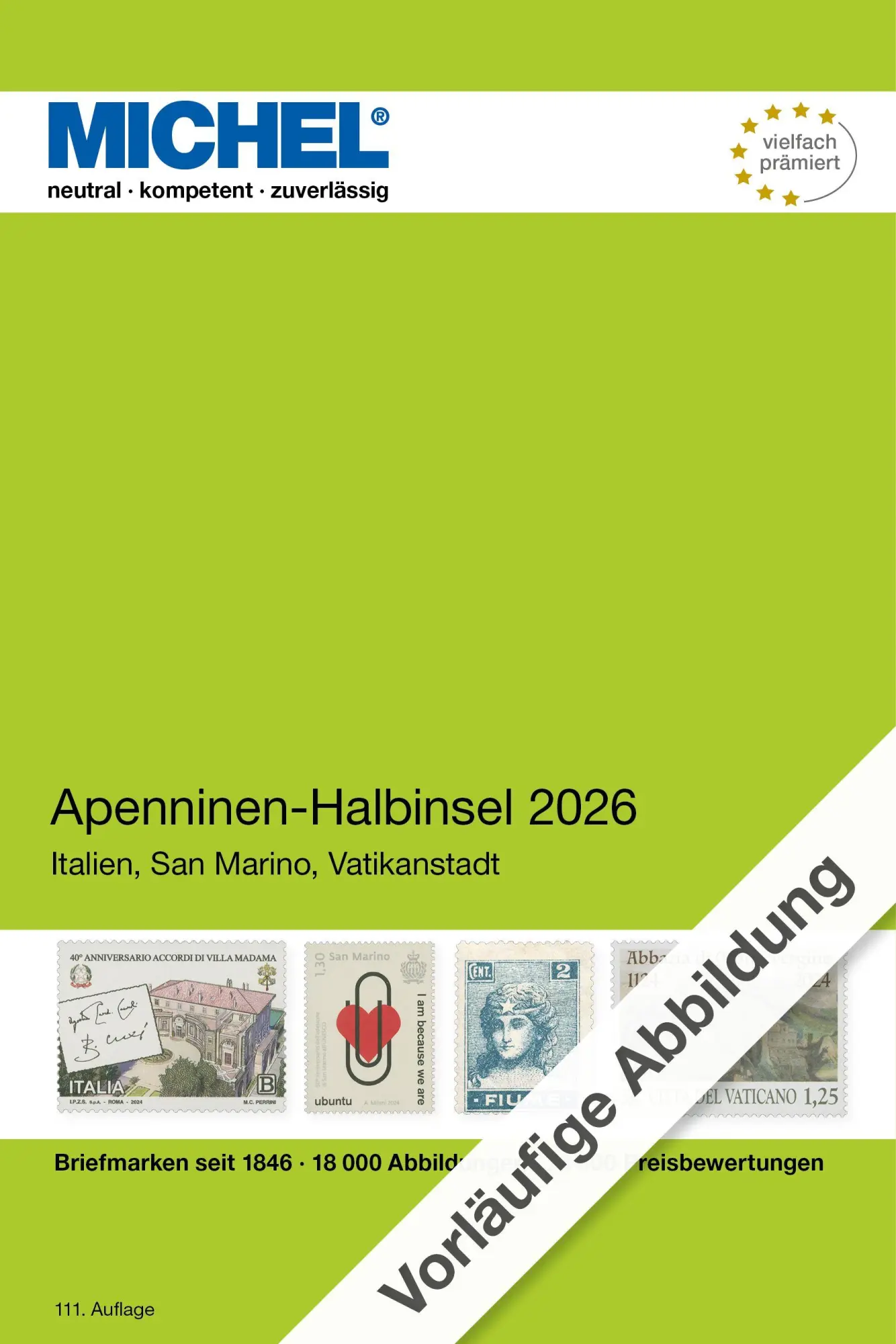 Cover: 9783954025558 | Apenninen-Halbinsel | Michel-Redaktion | Buch | MICHEL-Europa / EK