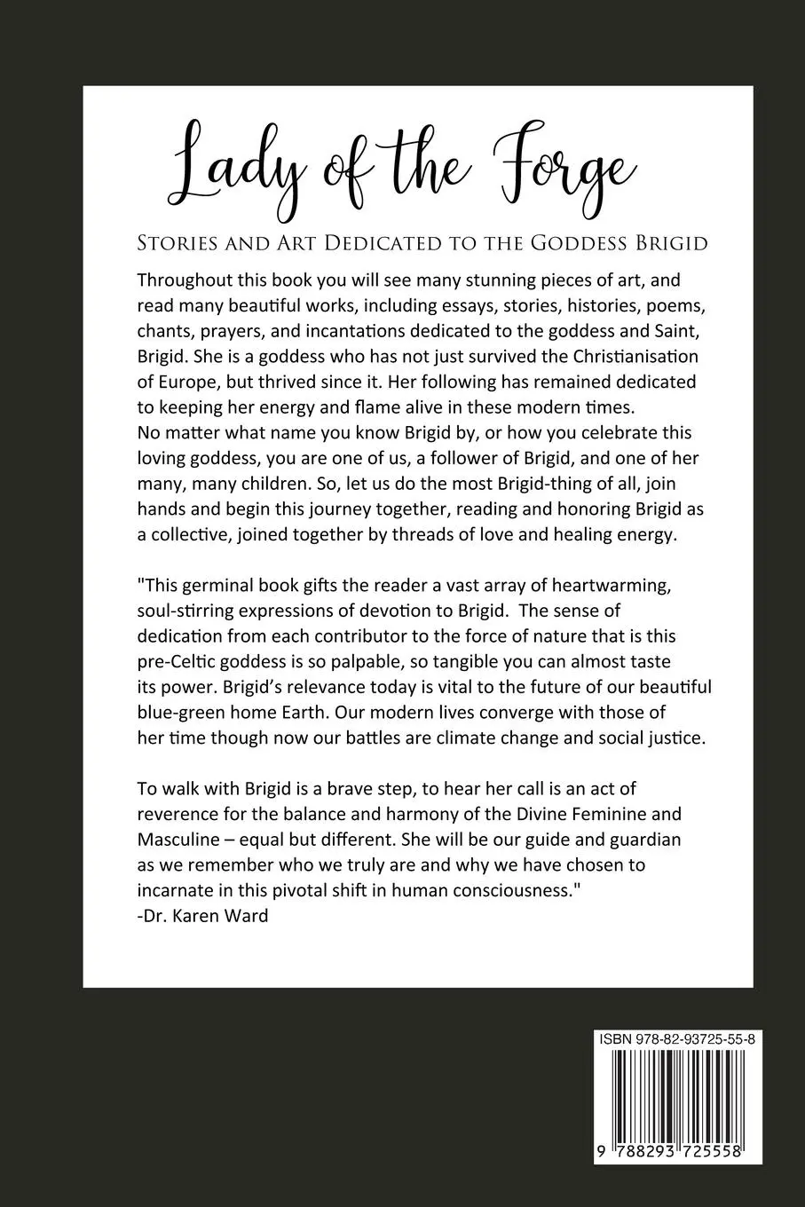 Rückseite: 9788293725558 | Lady of the Forge | Stories and Art Dedicated to the Goddess Brigid
