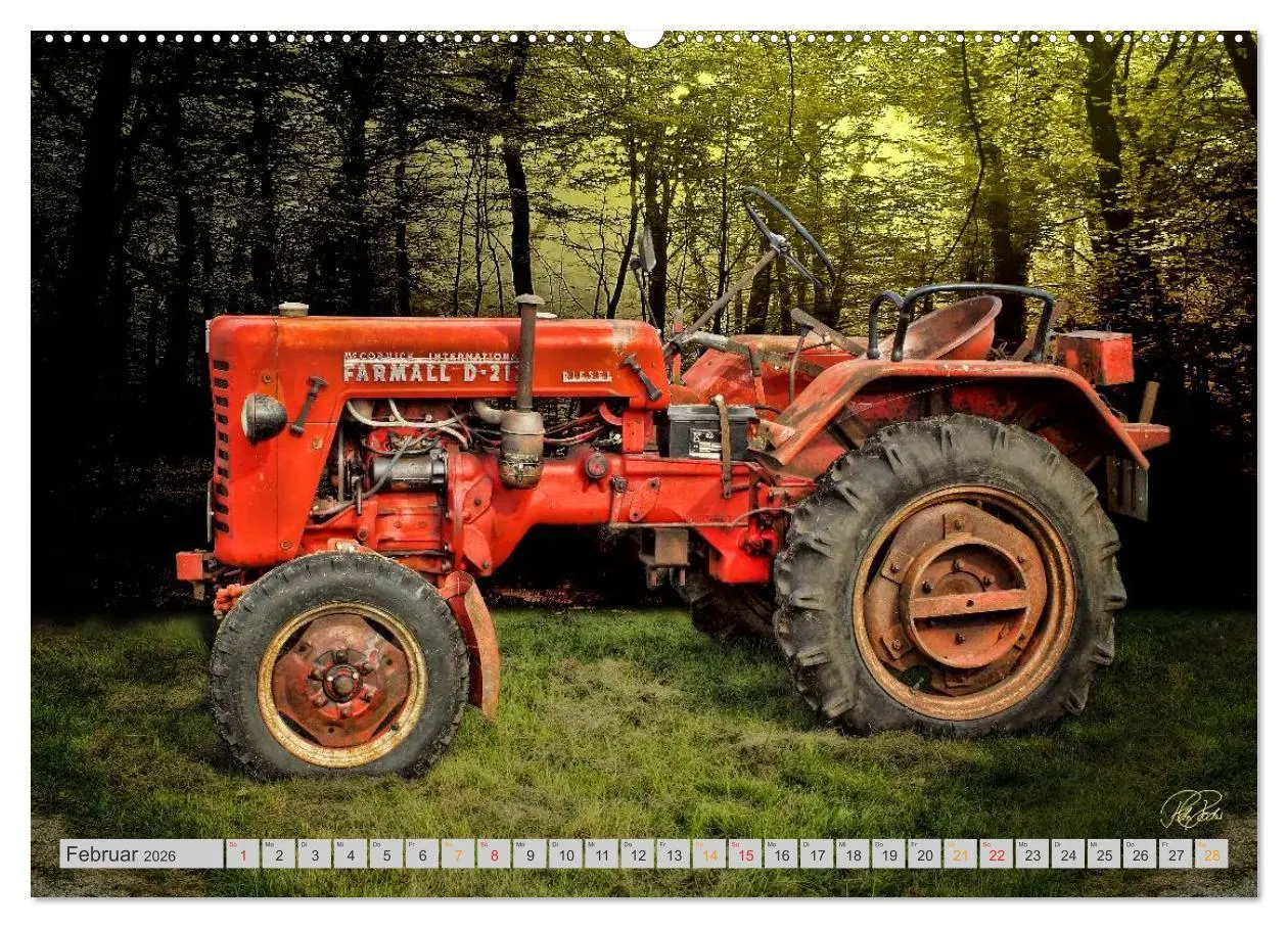 Bild: 9783516055658 | Geliebte Oldtimer Traktoren (hochwertiger Premium Wandkalender 2026...