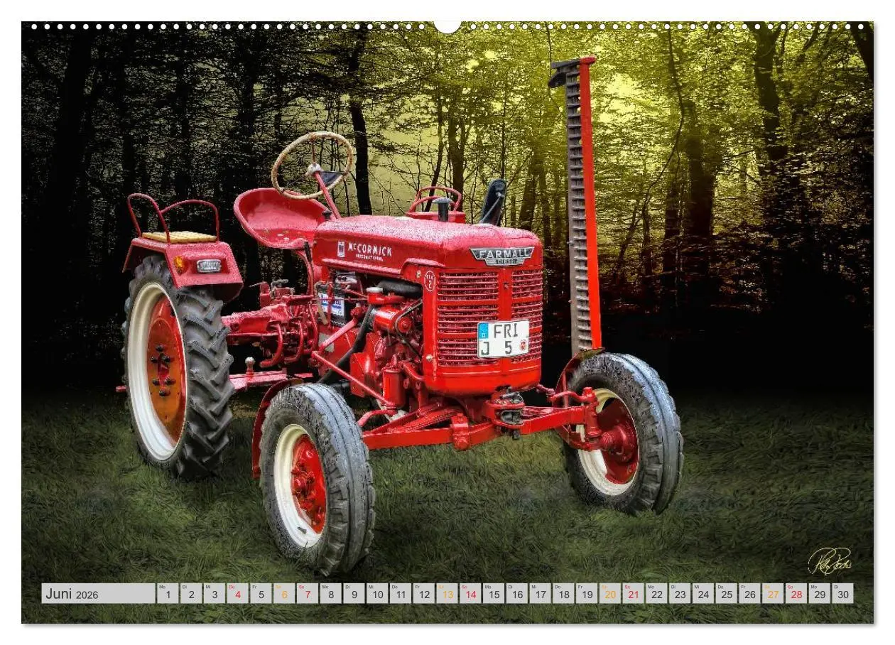 Bild: 9783516055658 | Geliebte Oldtimer Traktoren (hochwertiger Premium Wandkalender 2026...