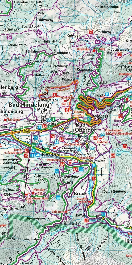 Bild: 9783259025758 | Kümmerly+Frey Outdoorkarte Deutschland 1 Oberstdorf, Kleinwalsertal...