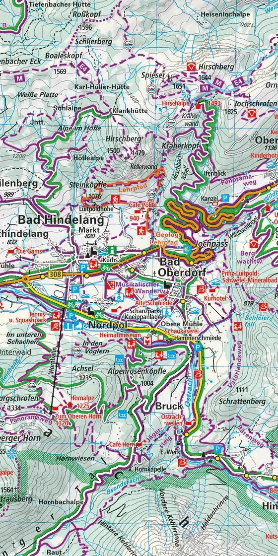 Bild: 9783259025758 | Kümmerly+Frey Outdoorkarte Deutschland 1 Oberstdorf, Kleinwalsertal...