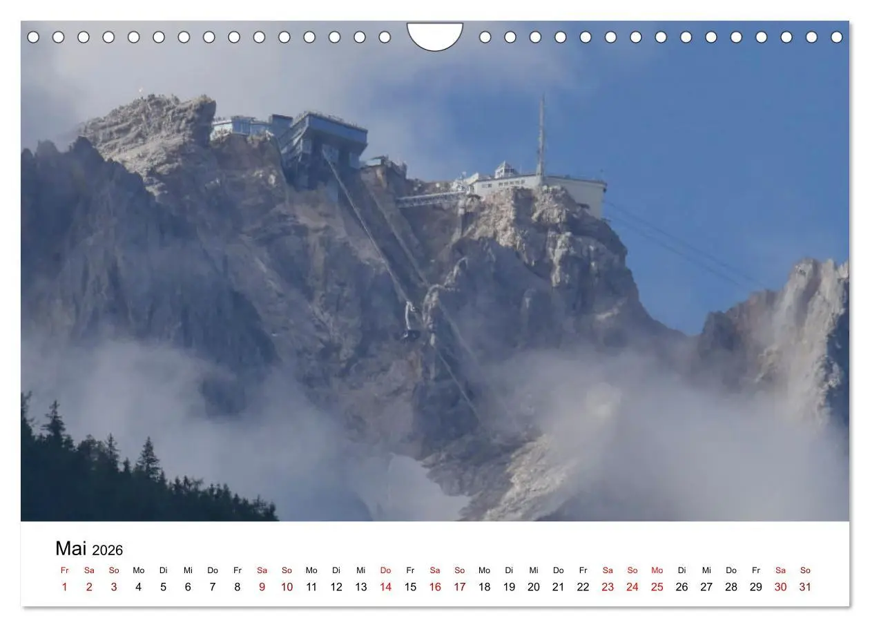 Bild: 9783457575758 | Das Zugspitzegebiet (Wandkalender 2026 DIN A4 quer), CALVENDO...