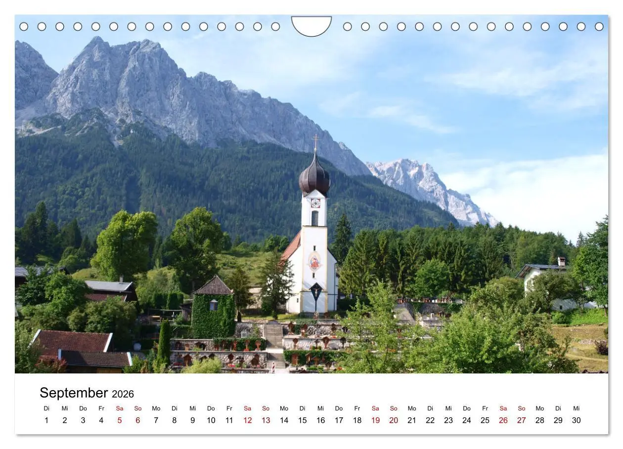 Bild: 9783457575758 | Das Zugspitzegebiet (Wandkalender 2026 DIN A4 quer), CALVENDO...