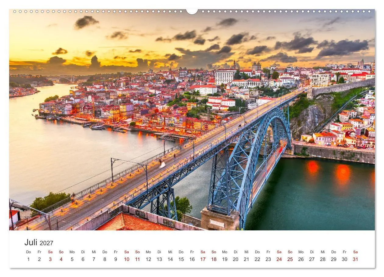 Bild: 9783569375758 | Porto - Eine Liebeserklärung (Wandkalender 2027 DIN A2 quer),...