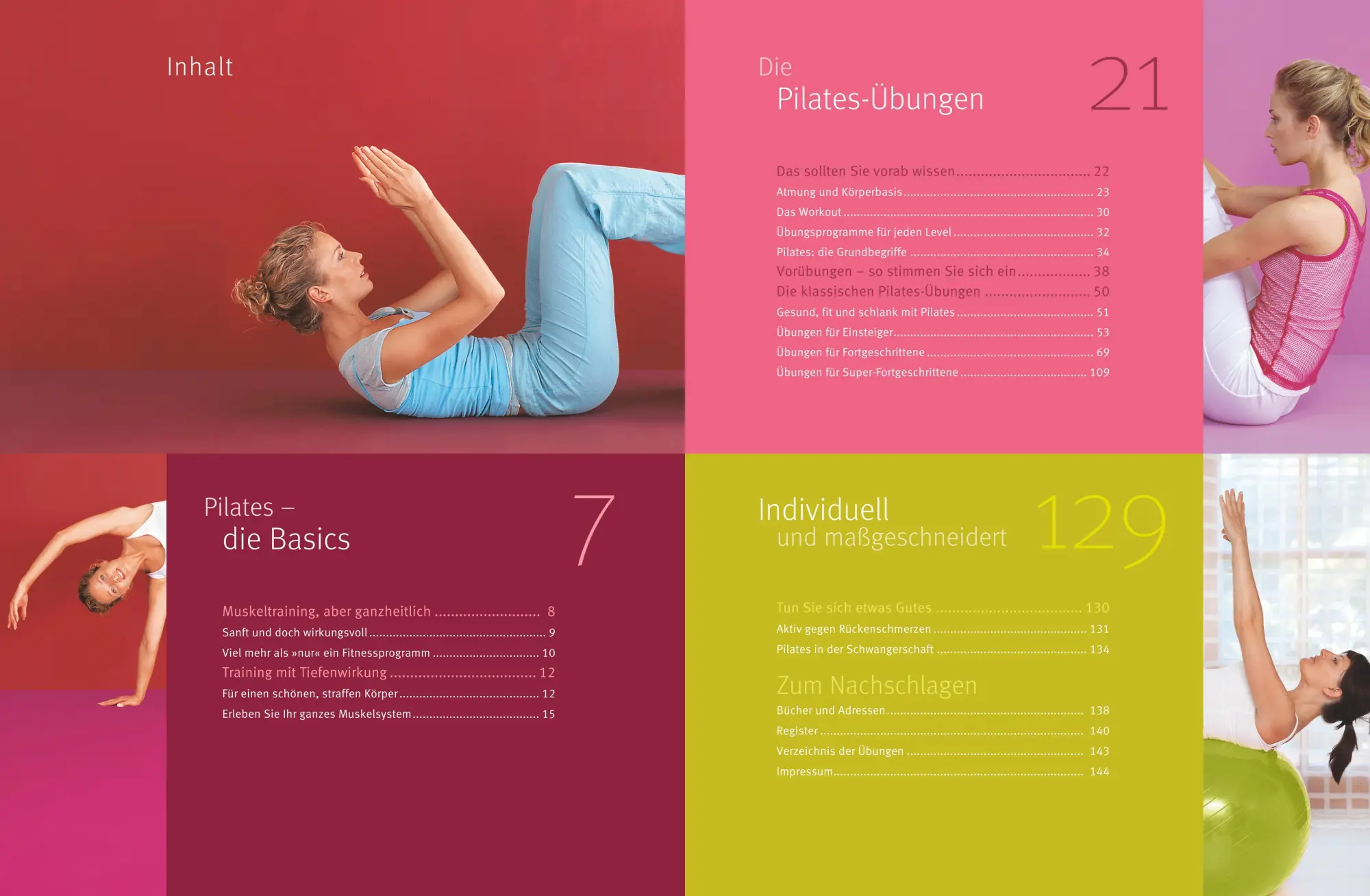 Bild: 9783833845758 | Das große Pilates-Buch | Die Original-Übungen für alle Könnensstufen