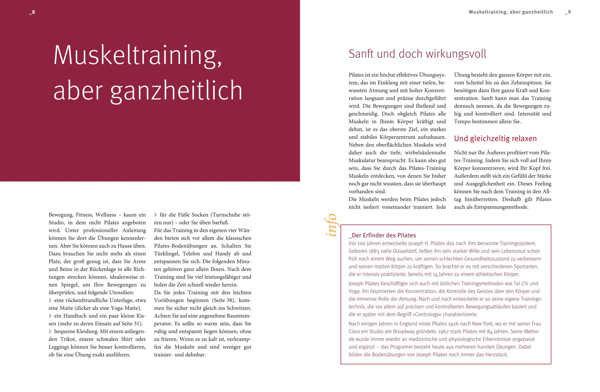 Bild: 9783833845758 | Das große Pilates-Buch | Die Original-Übungen für alle Könnensstufen