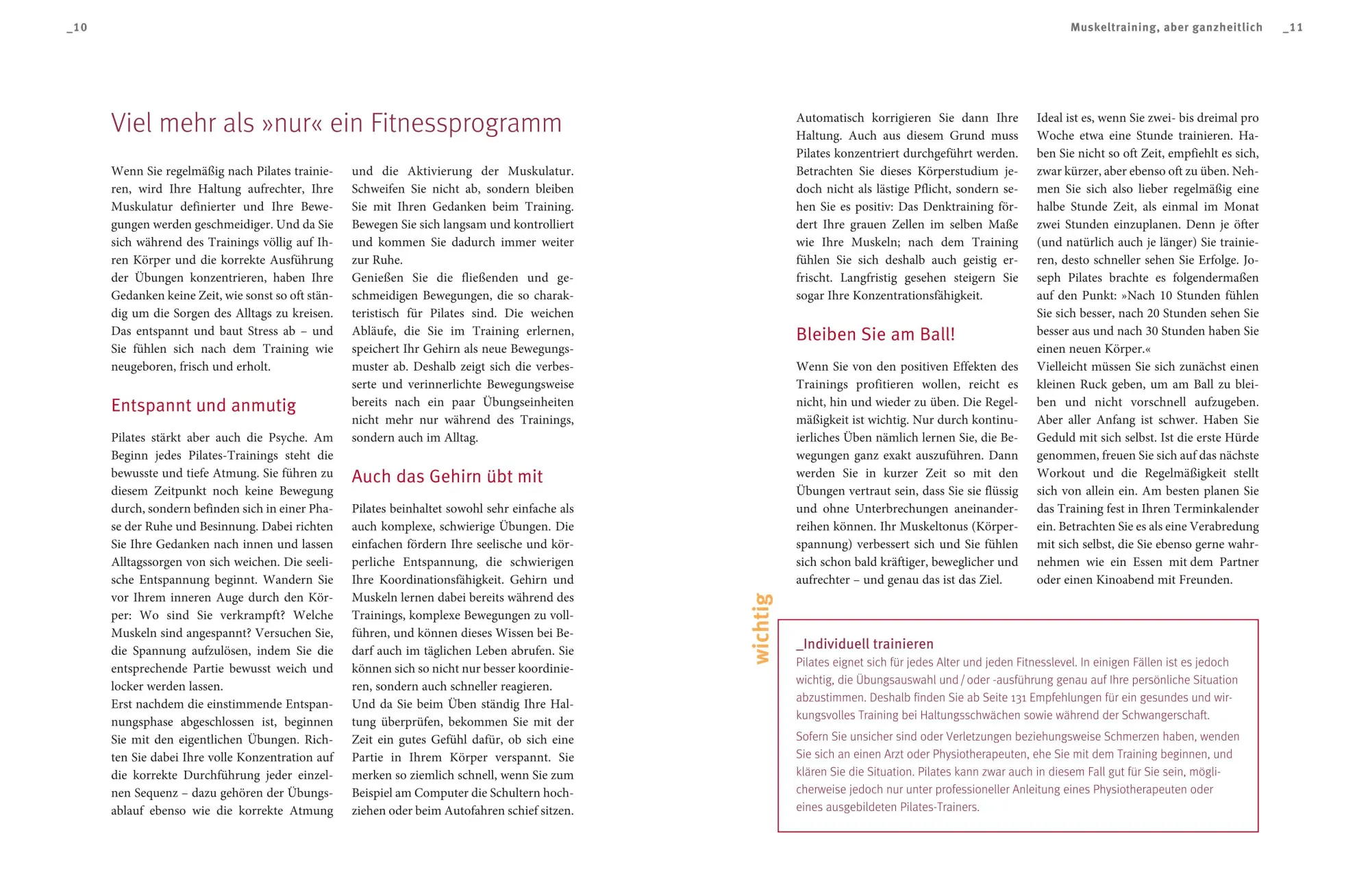 Bild: 9783833845758 | Das große Pilates-Buch | Die Original-Übungen für alle Könnensstufen