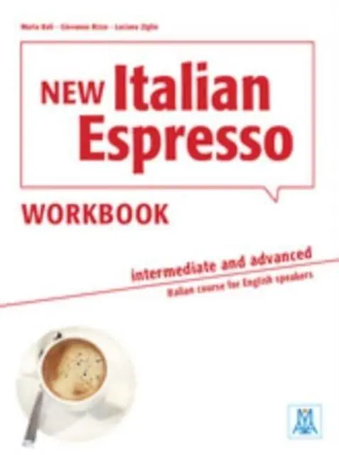 Cover: 9788861825758 | New Italian Espresso | Workbook - Intermediate/advanced + online audio