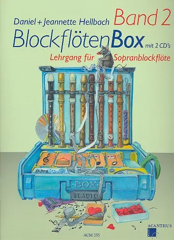 Cover: 9990051735758 | BlockflötenBox 2 | Lehrgang für Sopranblockflöte, Mit 2 CDs | Hellbach