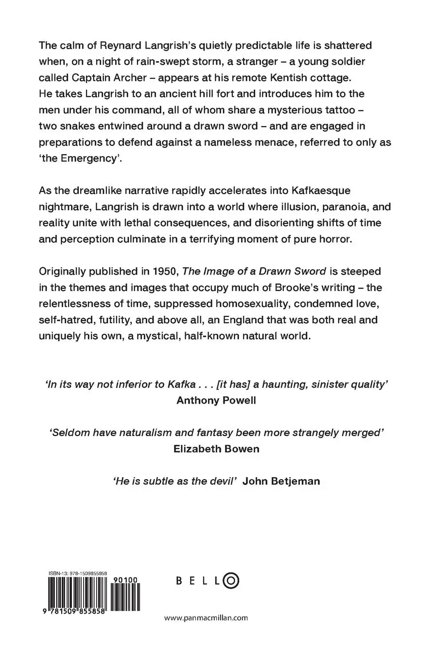 Rückseite: 9781509855858 | The Image of a Drawn Sword | Jocelyn Brooke | Taschenbuch | Englisch