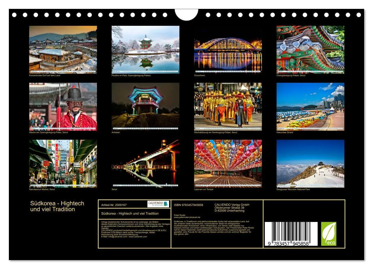 Bild: 9783457945858 | Südkorea - Hightech und viel Tradition (Wandkalender 2026 DIN A4...