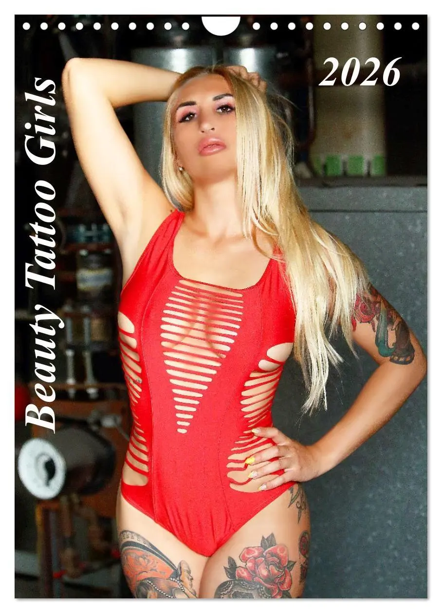 Cover: 9783516345858 | Beauty Tattoo Girls 2026 (Wandkalender 2026 DIN A4 hoch), CALVENDO...