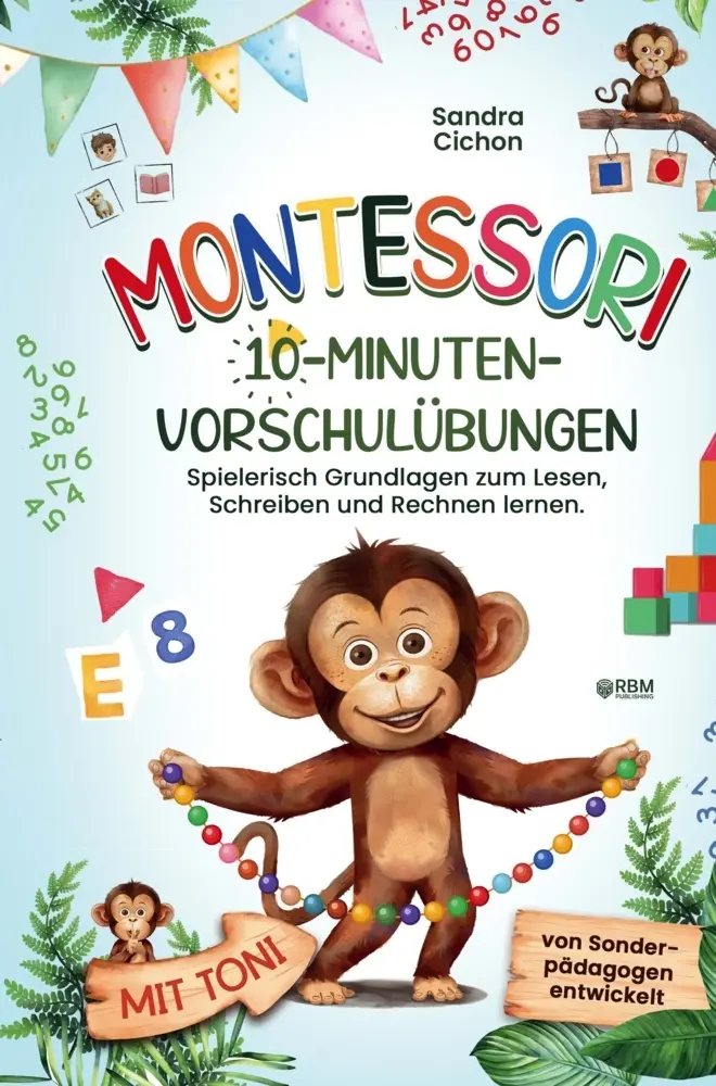 Cover: 9783903505858 | Montessori 10-Minuten-Vorschulübungen | Sandra Cichon | Taschenbuch