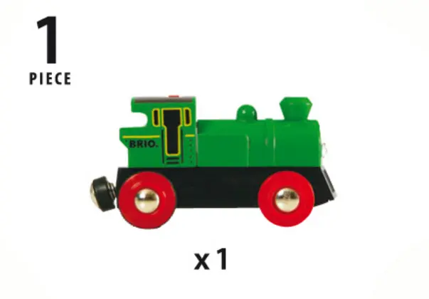 Bild: 7312350335958 | BRIO World - Speedy Green Batterielok | BRIO® | Spielzeug | Spiel