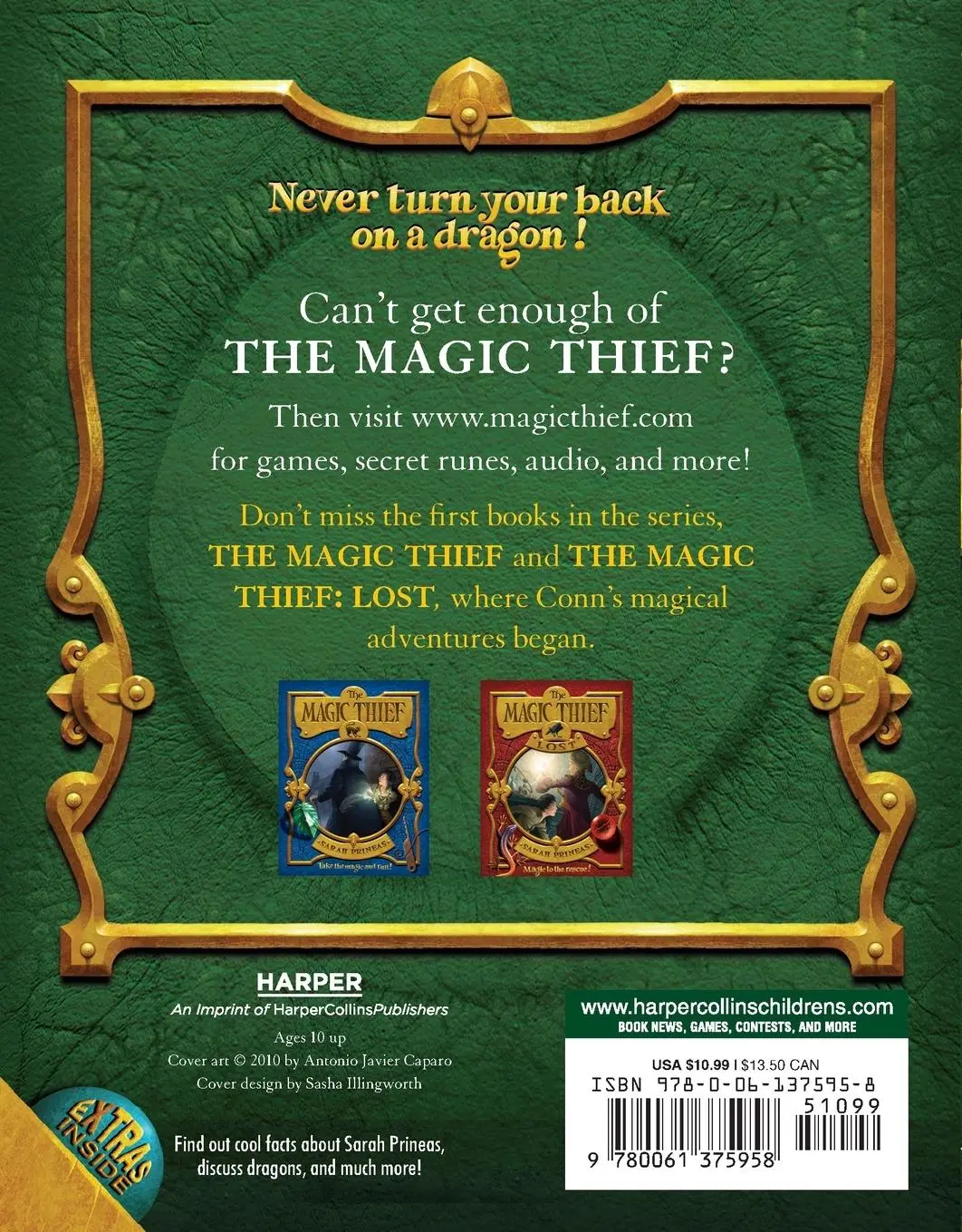 Rückseite: 9780061375958 | Magic Thief | Found, The | Sarah Prineas | Taschenbuch | Englisch