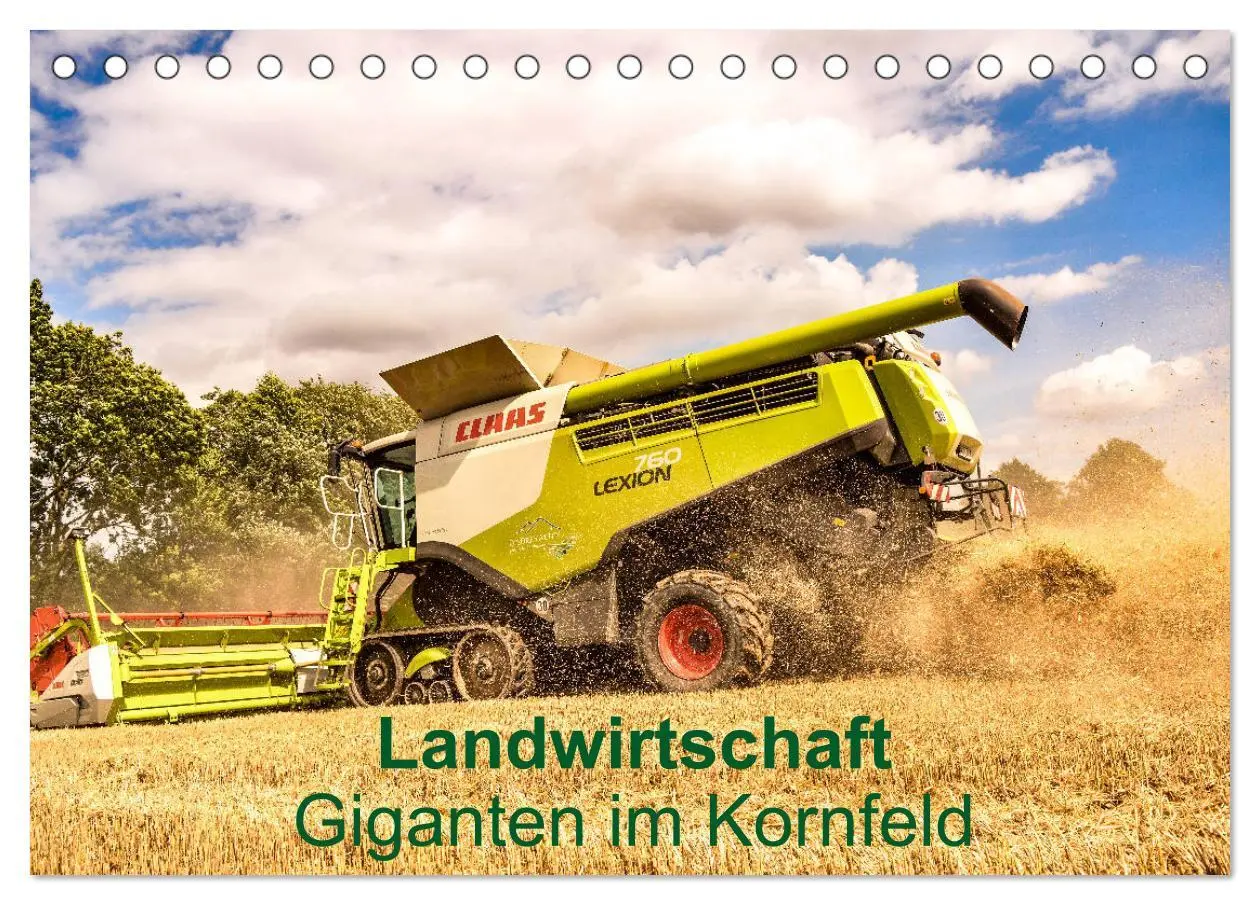 Cover: 9783457795958 | Landwirtschaft - Giganten im Kornfeld (Tischkalender 2026 DIN A5...