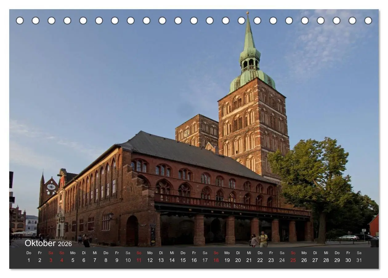 Bild: 9783516025958 | Stralsund. Das Tor zur Insel Rügen (Tischkalender 2026 DIN A5...