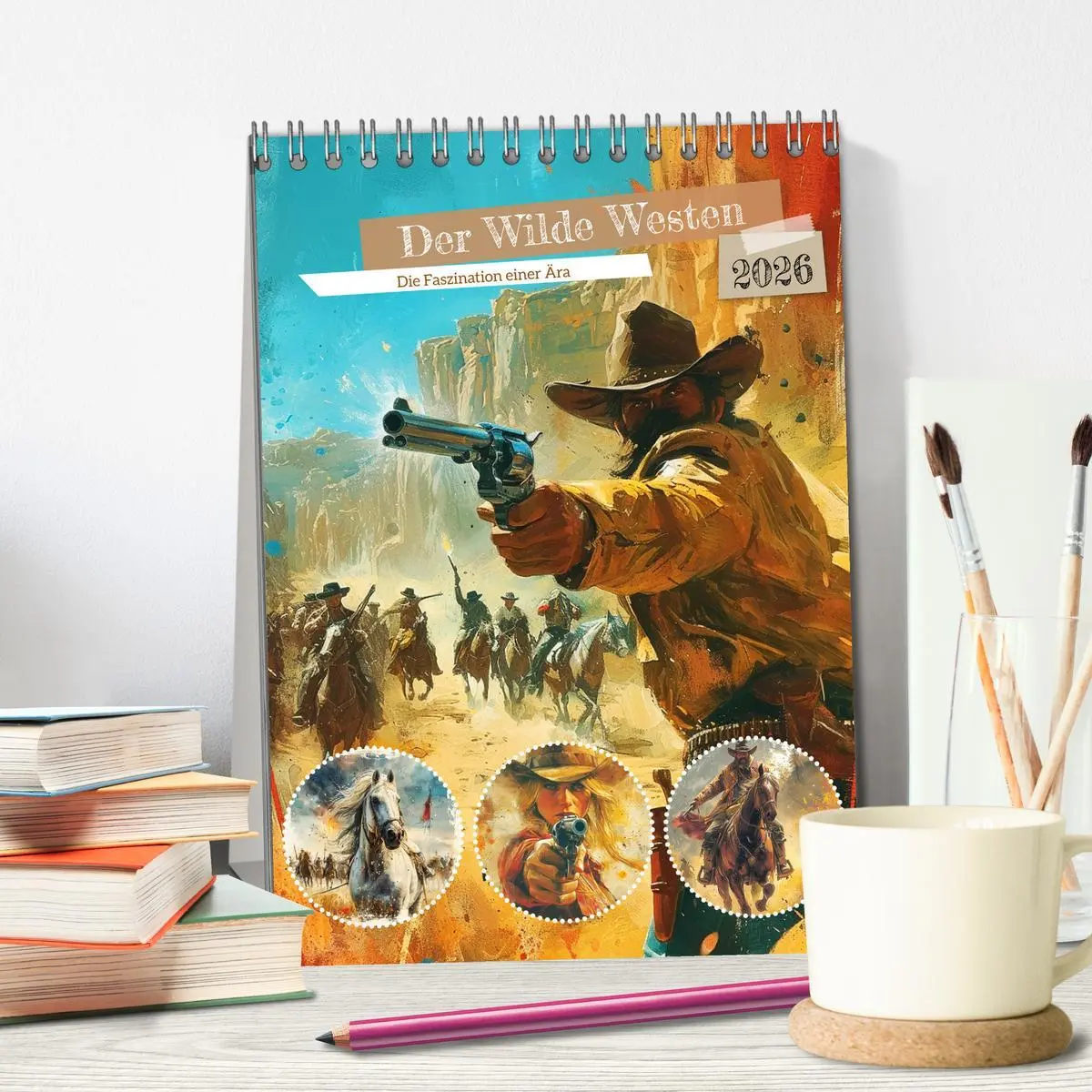 Bild: 9783516265958 | Der Wilde Westen. Die Faszination einer Ära (Tischkalender 2026 DIN...