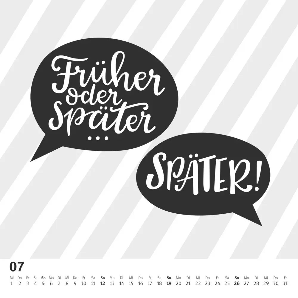 Bild: 4069095006058 | DUMONT - Funny Quotes im Quadrat 2026 - Typo-Wandkalender 23 x 23...