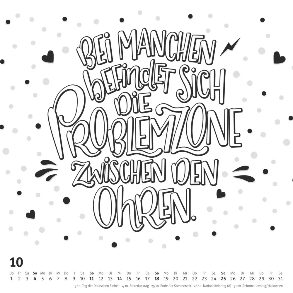 Bild: 4069095006058 | DUMONT - Funny Quotes im Quadrat 2026 - Typo-Wandkalender 23 x 23...