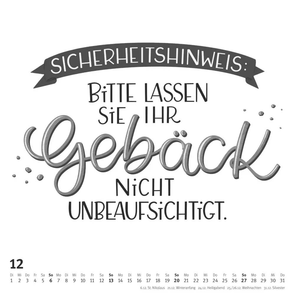 Bild: 4069095006058 | DUMONT - Funny Quotes im Quadrat 2026 - Typo-Wandkalender 23 x 23...
