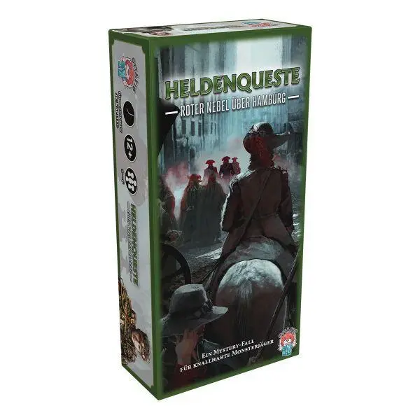 Cover: 4260630776058 | Heldenqueste: Roter Nebel über Hamburg | Mirko Bader (u. a.) | Spiel