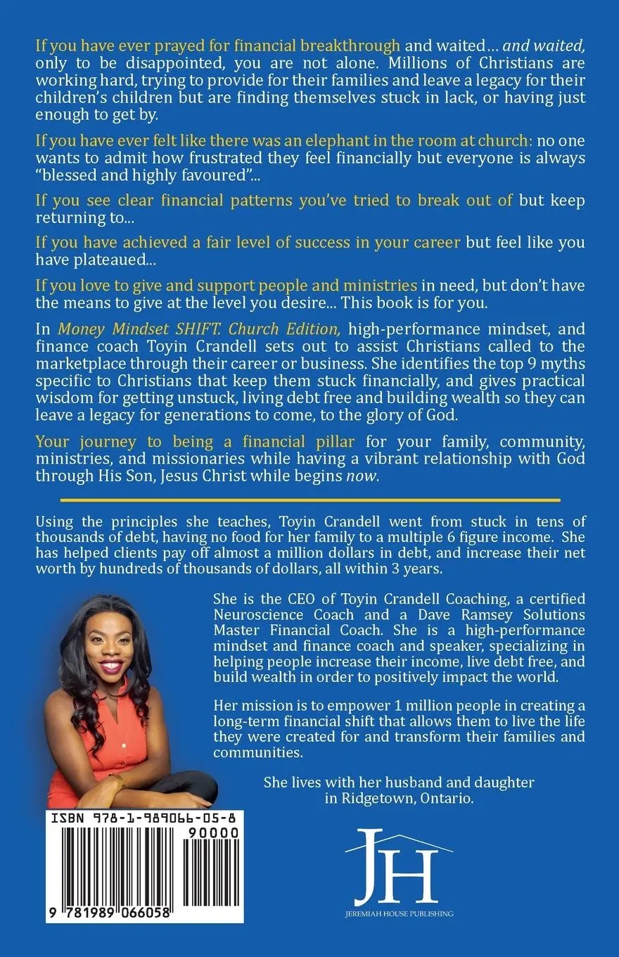 Rückseite: 9781989066058 | Money Mindset SHIFT. Church Edition | Toyin Crandell | Taschenbuch