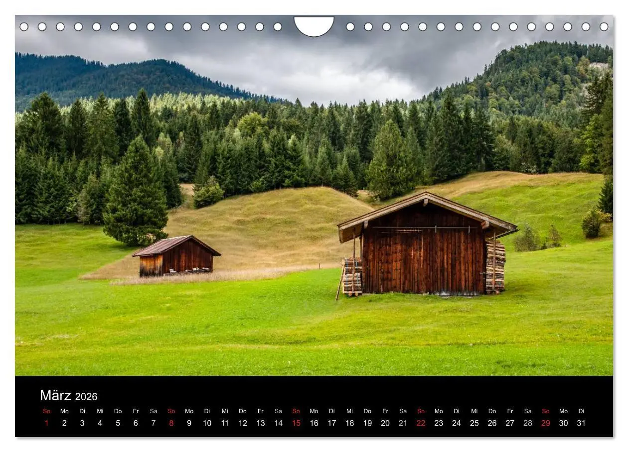Bild: 9783516156058 | Traumlandschaft Werdenfelser Land - Teil II (Wandkalender 2026 DIN...