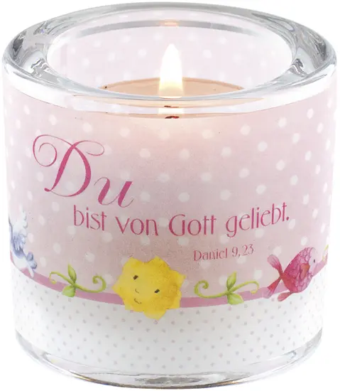 Cover: 4036526686158 | Du bist von Gott geliebt | LichtMoment - rosa | In Geschenkverpackung