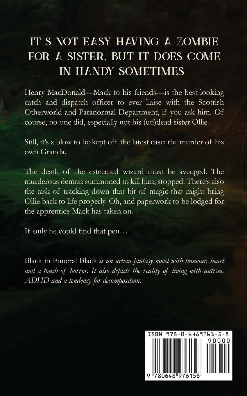 Rückseite: 9780648976158 | Back in Funeral Black | Amy Hopkins | Taschenbuch | Englisch | 2023