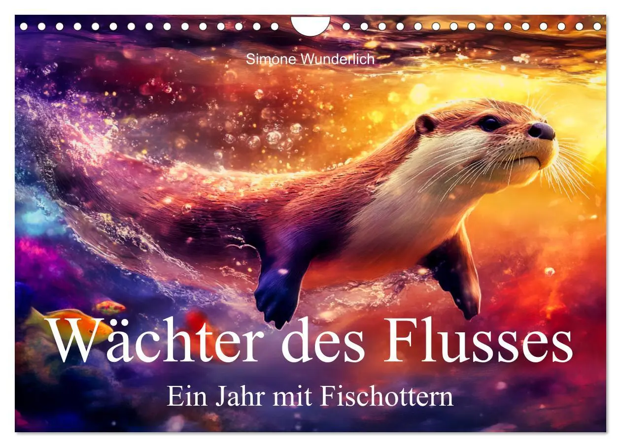 Cover: 9783457296158 | Wächter des Flusses - Ein Jahr mit Fischottern (Wandkalender 2026...