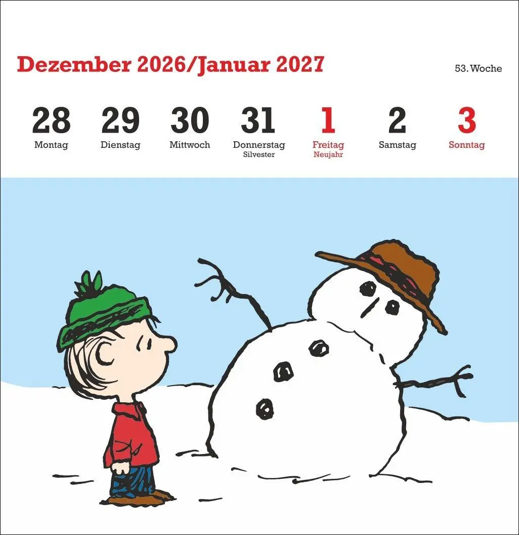 Bild: 9783756416158 | Peanuts Premium-Postkartenkalender 2027 | Heye | Kalender | 54 S.