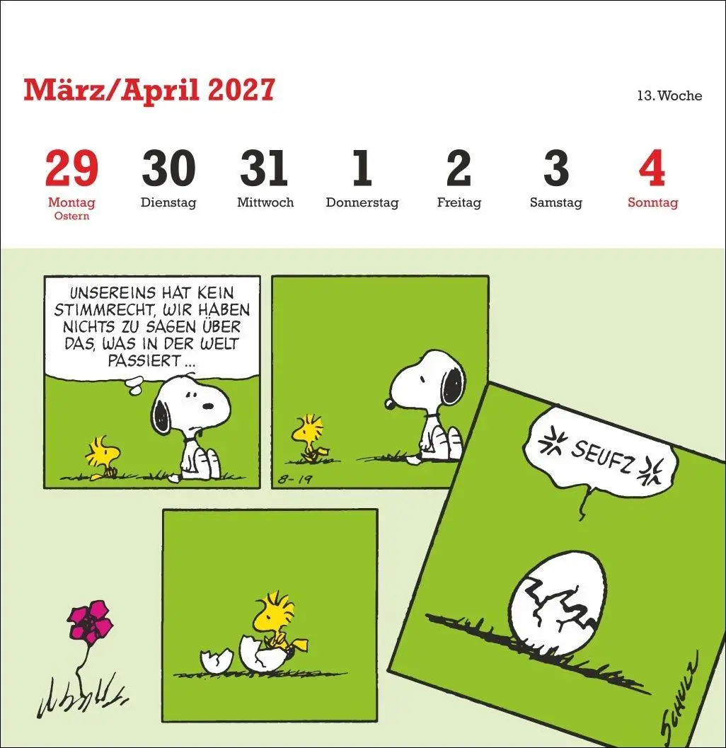 Bild: 9783756416158 | Peanuts Premium-Postkartenkalender 2027 | Heye | Kalender | 54 S.
