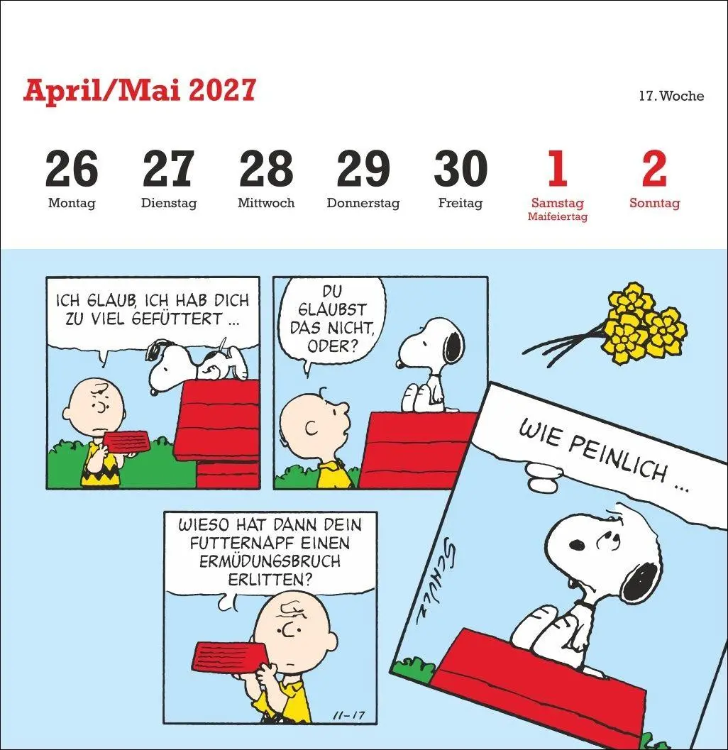 Bild: 9783756416158 | Peanuts Premium-Postkartenkalender 2027 | Heye | Kalender | 54 S.