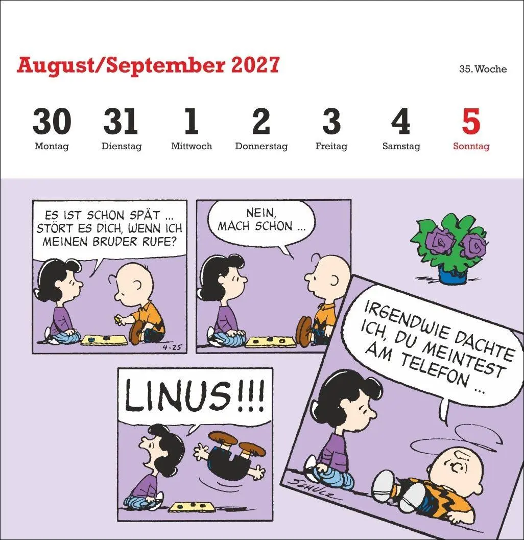 Bild: 9783756416158 | Peanuts Premium-Postkartenkalender 2027 | Heye | Kalender | 54 S.