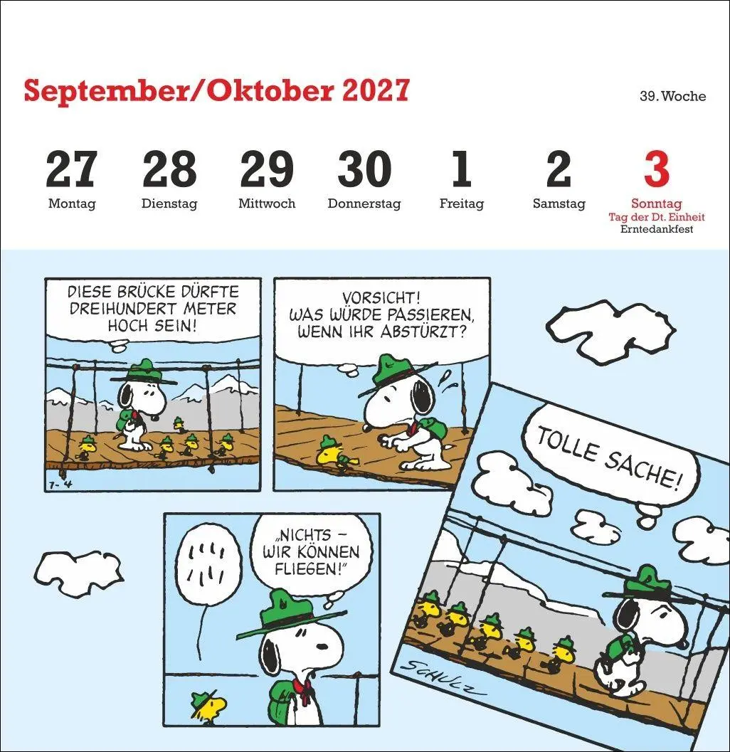 Bild: 9783756416158 | Peanuts Premium-Postkartenkalender 2027 | Heye | Kalender | 54 S.