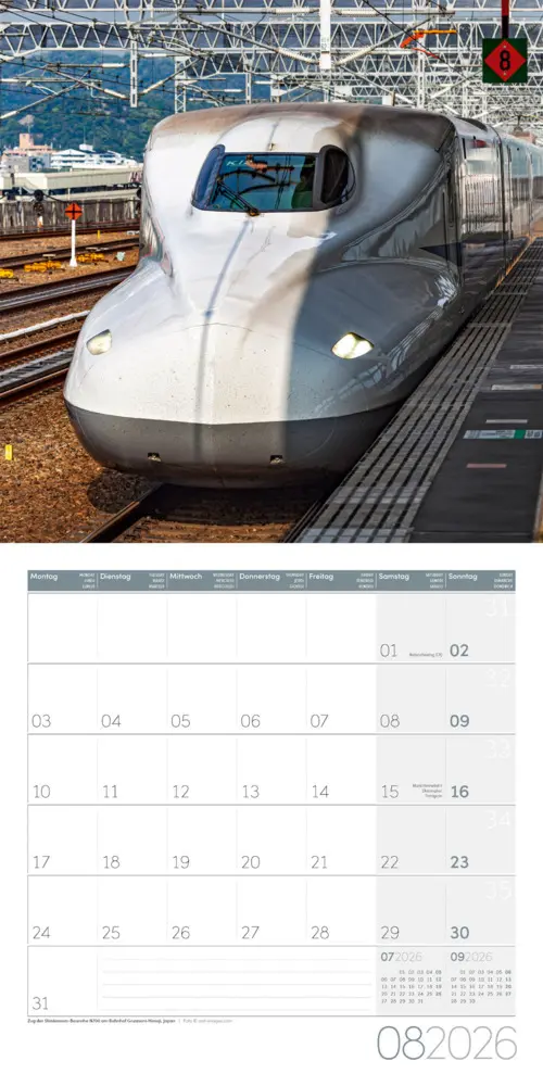 Bild: 9783838446158 | Lokomotiven Broschürenkalender 2026 - 30x30 - Art12 | GmbH | Kalender