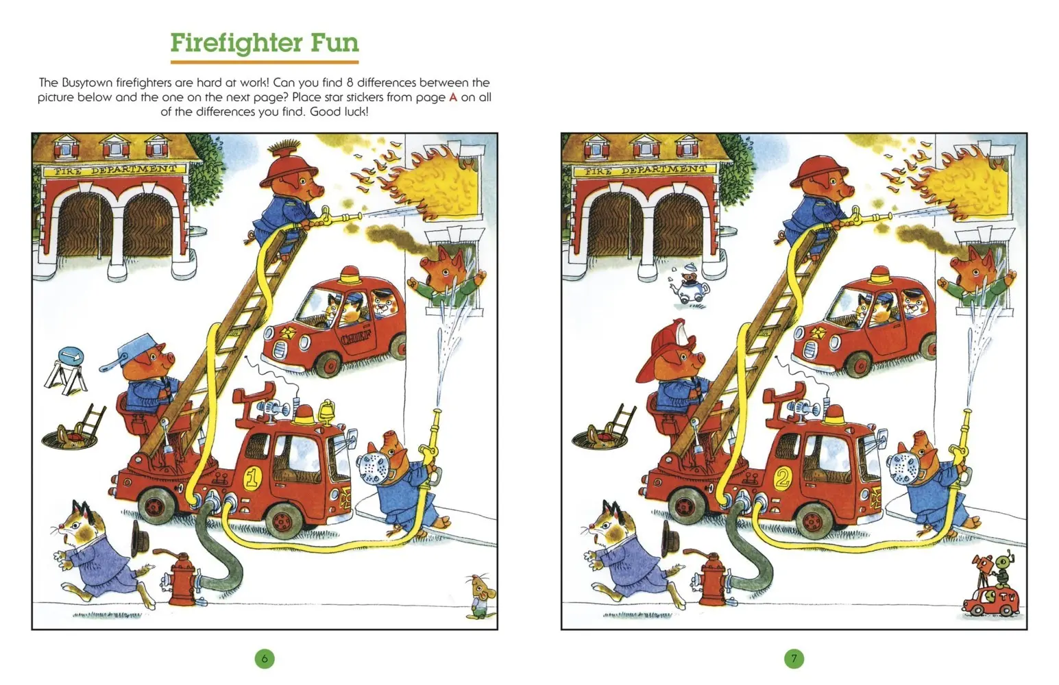 Bild: 9780593426258 | Richard Scarry's Big Busy Sticker &amp; Activity Book | Richard Scarry