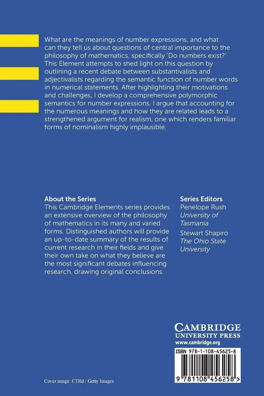 Rückseite: 9781108456258 | Semantics and the Ontology of Number | Eric Snyder | Taschenbuch
