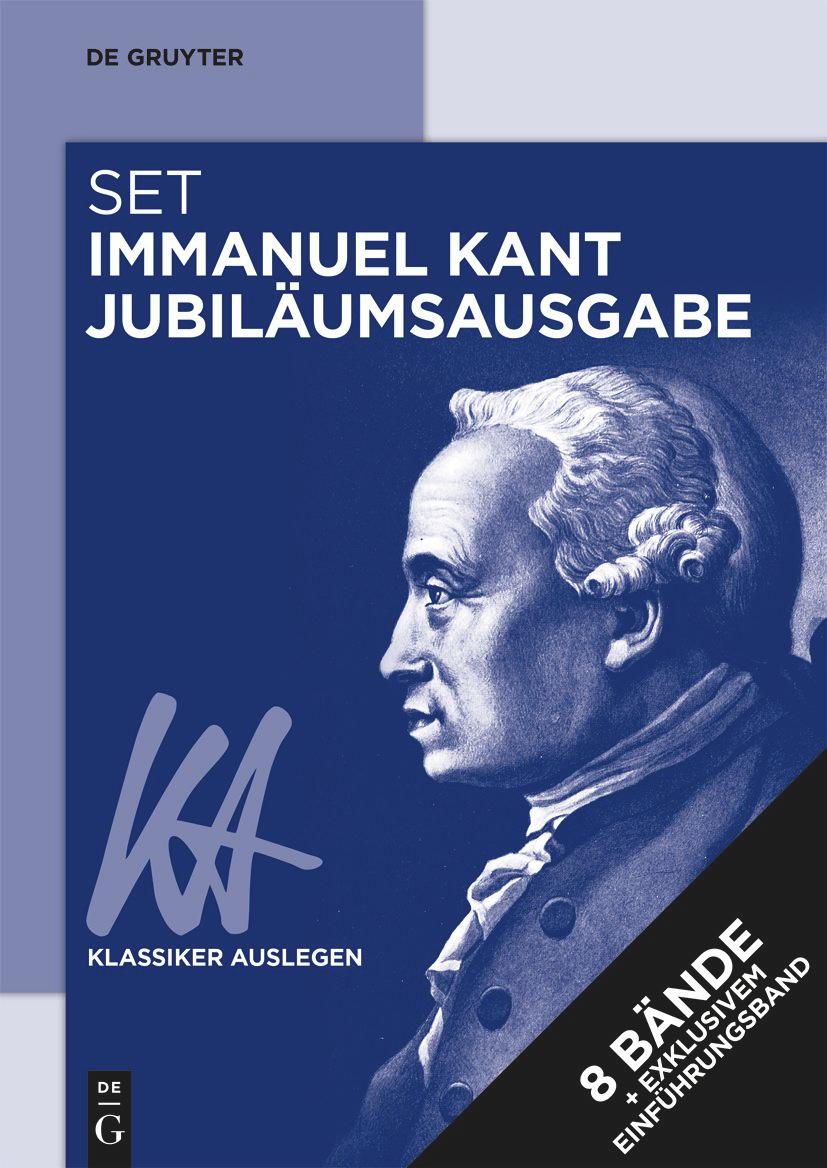 Cover: 9783110996258 | [Set Kant Jubiläumsausgabe] | Otfried Höffe | Taschenbuch | LXXXIV
