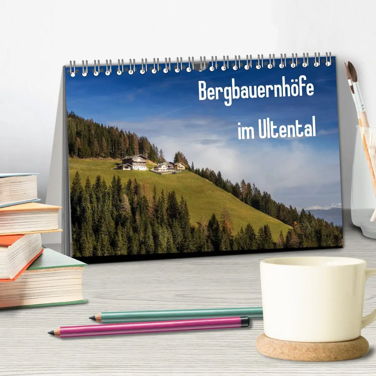 Bild: 9783516066258 | Bergbauernhöfe im Ultental (Tischkalender 2026 DIN A5 quer),...