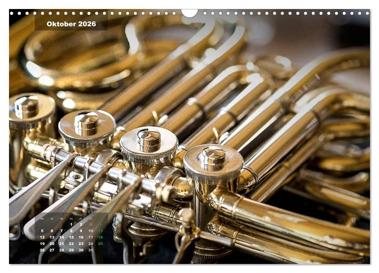 Bild: 9783516136258 | Das Horn, ein herrliches Instrument (Wandkalender 2026 DIN A3...