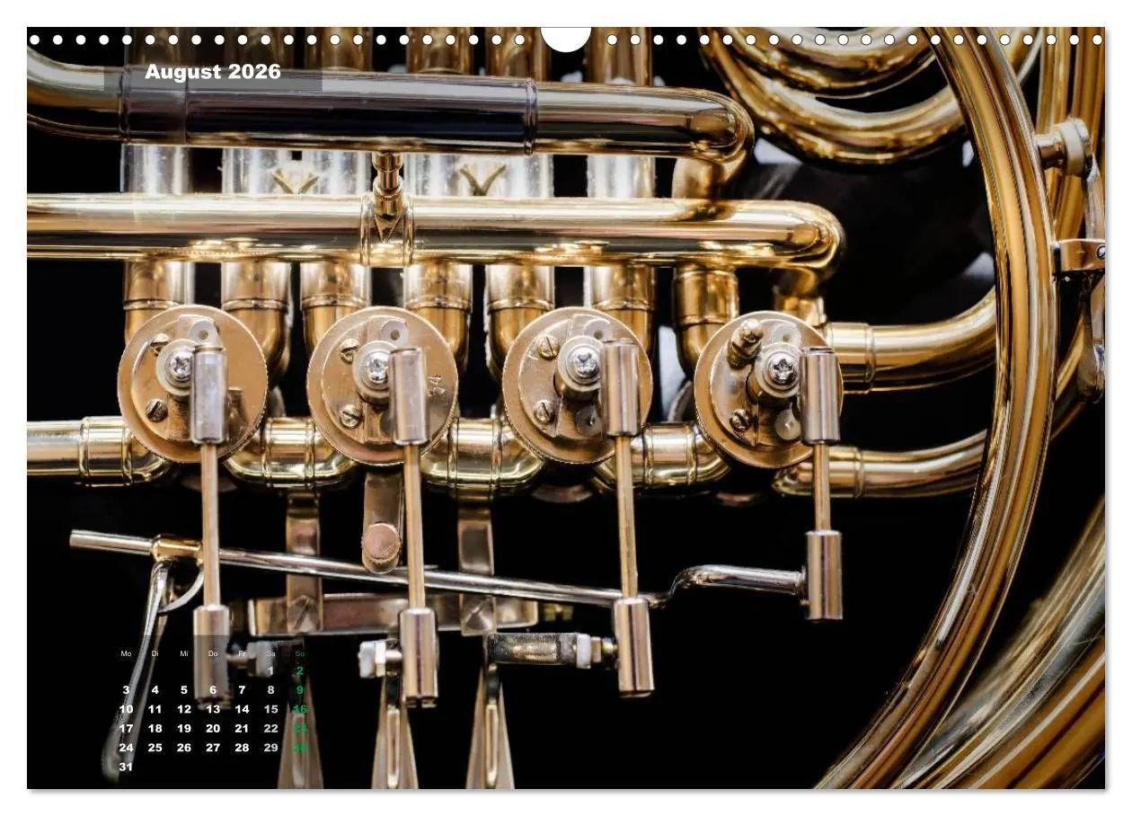 Bild: 9783516136258 | Das Horn, ein herrliches Instrument (Wandkalender 2026 DIN A3...