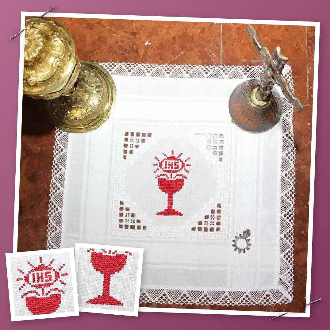 Bild: 9783702016258 | Kreuzstich | 50 mehrfarbige Ornamente - festlich &amp; elegant | Eder