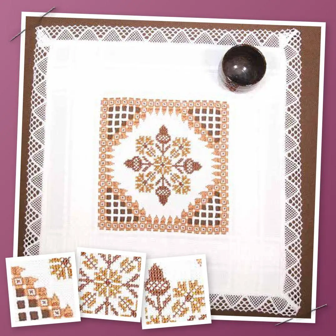 Bild: 9783702016258 | Kreuzstich | 50 mehrfarbige Ornamente - festlich &amp; elegant | Eder